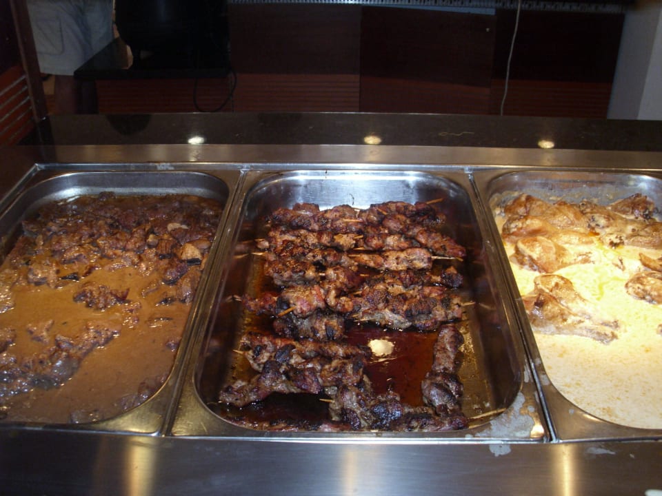 Angebrannte Fleischspieße Meliá Sunny Beach