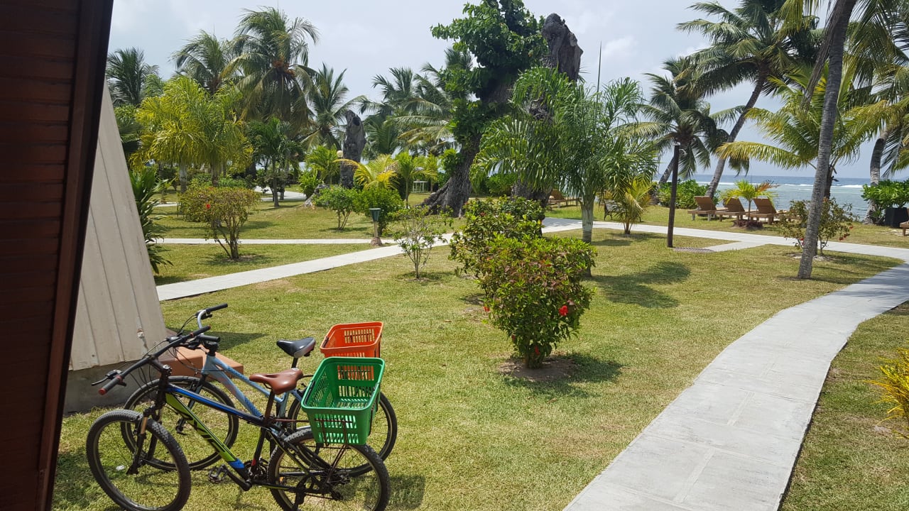 Gartenanlage La Digue Island Lodge