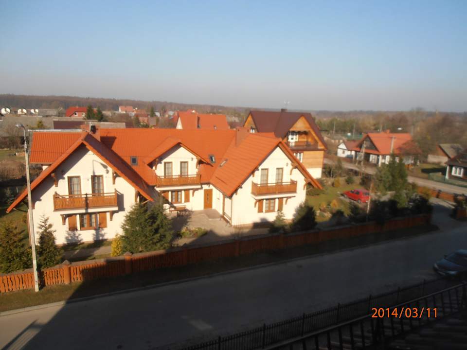 Widok z hotelowego pokoju Hotel Żubrówka Białowieża