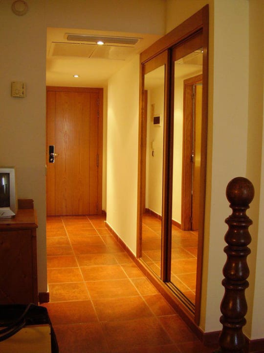 Pasillo habitacion con aire acondicionado Hotel Na Forana