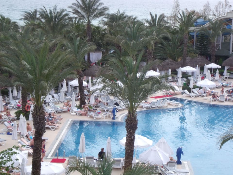 Ausblick vom Balkon Hotel Delphin Palace