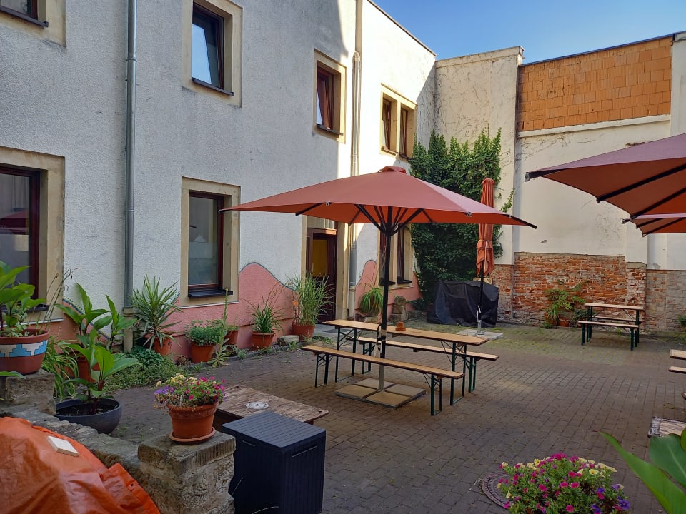 Gartenanlage Gästehaus Mezcalero