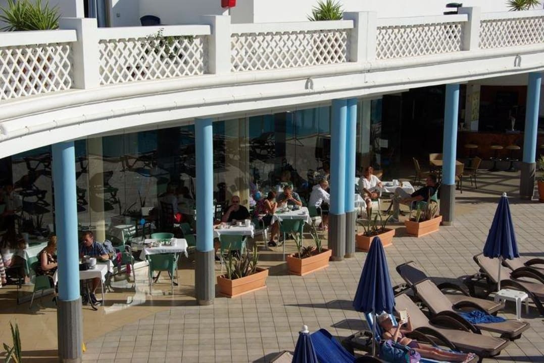 Hier haben wir täglich gefrühstückt Hotel Las Costas