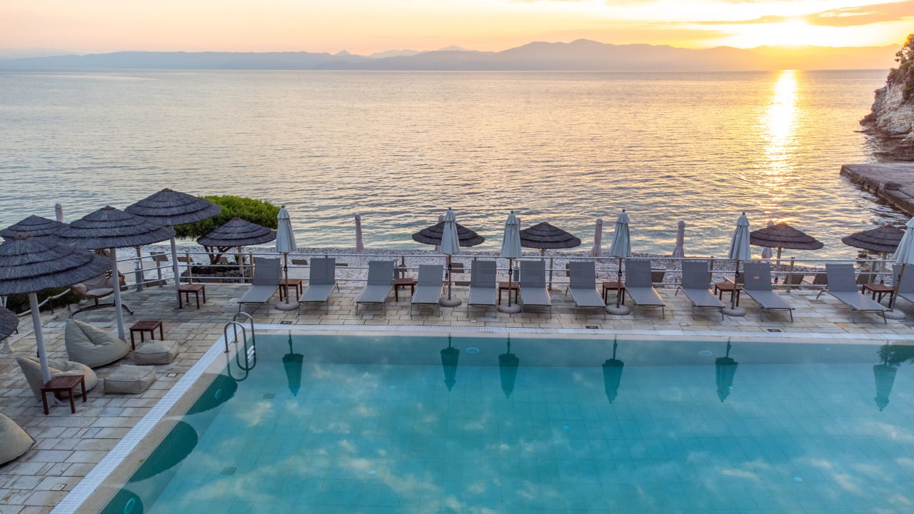 Ausblick Agali Hotel Paxos