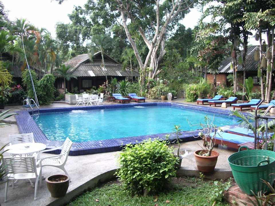 Kleiner Pool hinten Hotel The Cottage