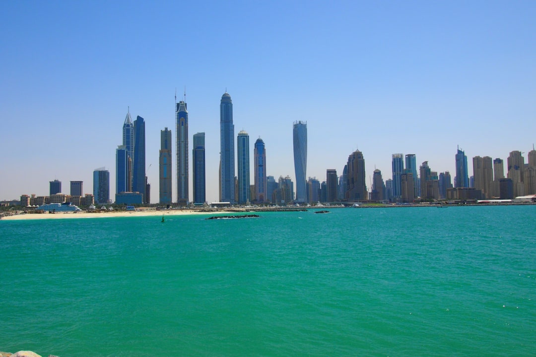 Vorderseitiger City Blick Hotel One&Only The Palm