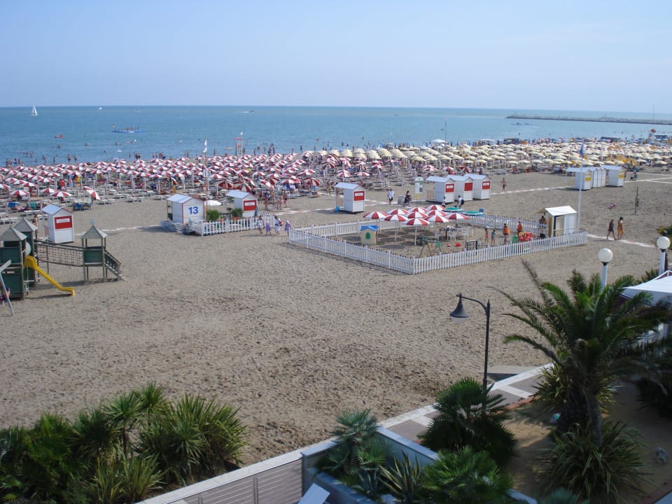 Vom Balkon im 2. Stock Hotel Delle Nazioni