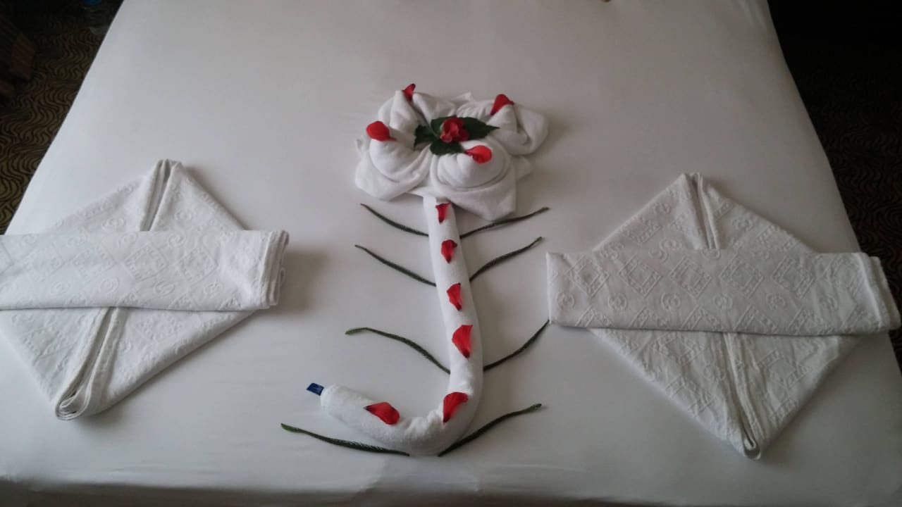 Bettdeko, DANKE :-) Hotel Royal Garden Beach