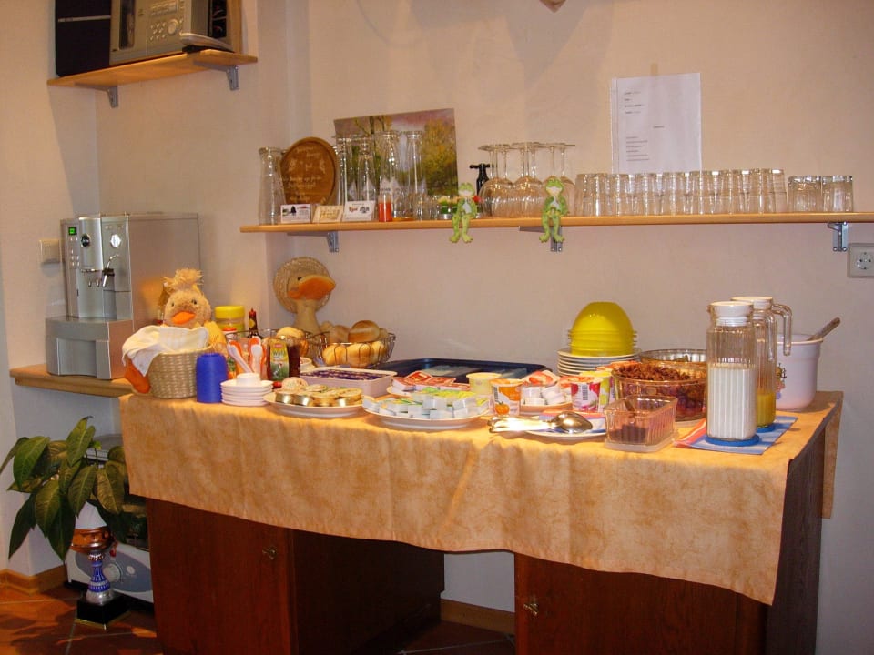 Frühstück Gästehaus Stramka