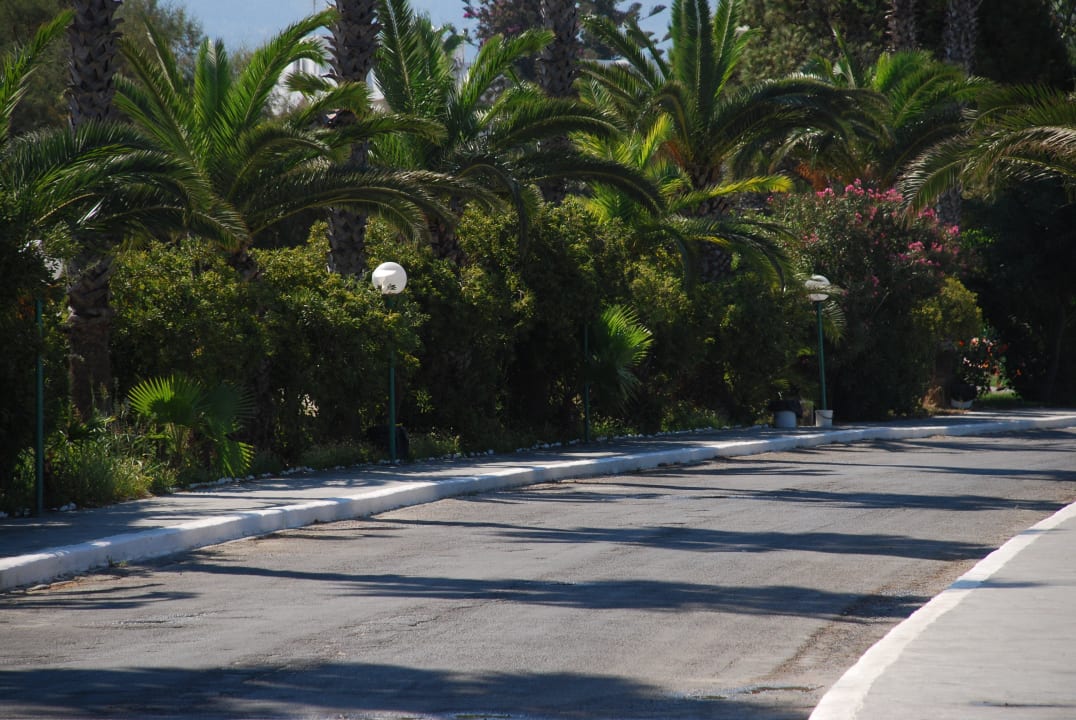 Hoteleinfahrt Hotel Tigaki Beach