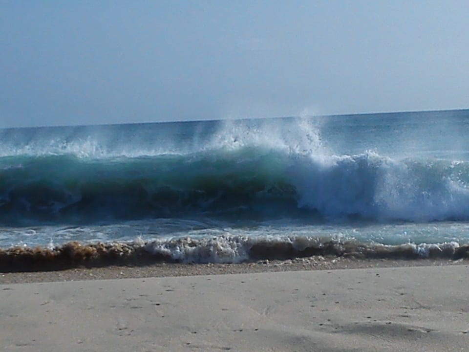 Teils recht heftiger Wellengang Hotel Riu Touareg