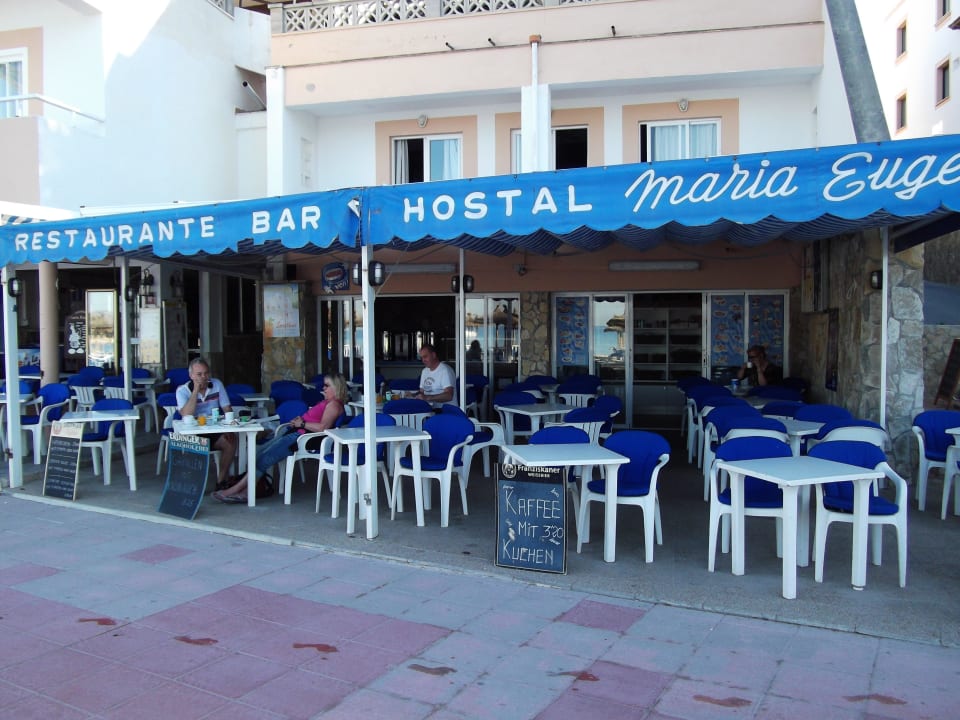 Frühstück und Abendessen direkt am Strand Pension Maria Eugenia