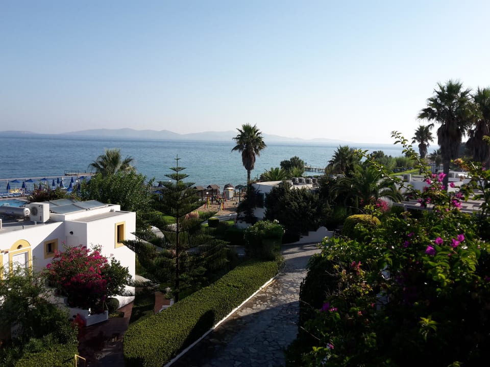 Blick vom Restaurant  Mastichari Bay Hotel