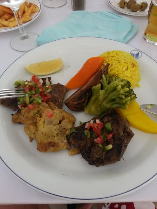 Essen am Strand-Restaurant Hotel El Mouradi Djerba Menzel