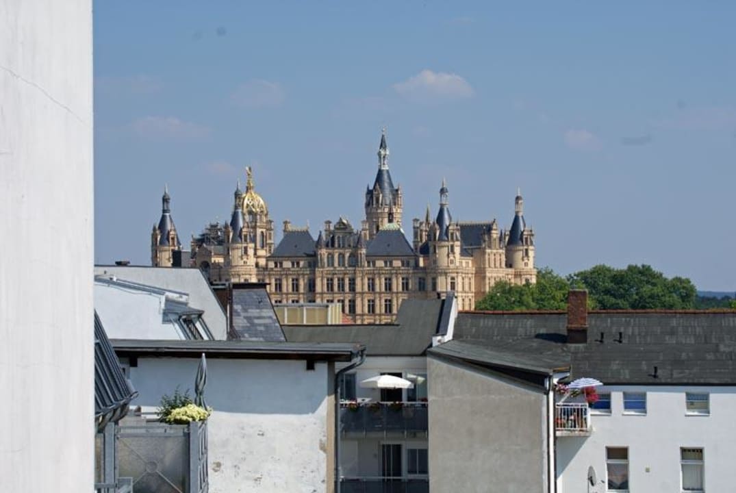 Ausblick 7. Etage in Richtung Schloss Hotel am Schloss