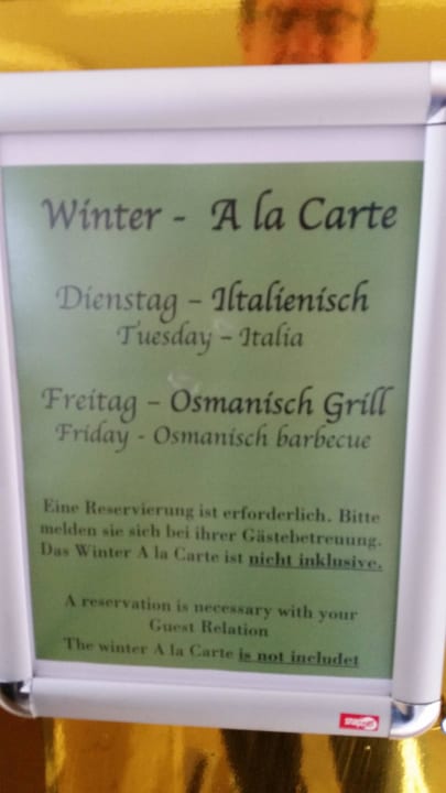 Wie vieles im Winterbetrieb gestrichen Dream World Aqua Hotel