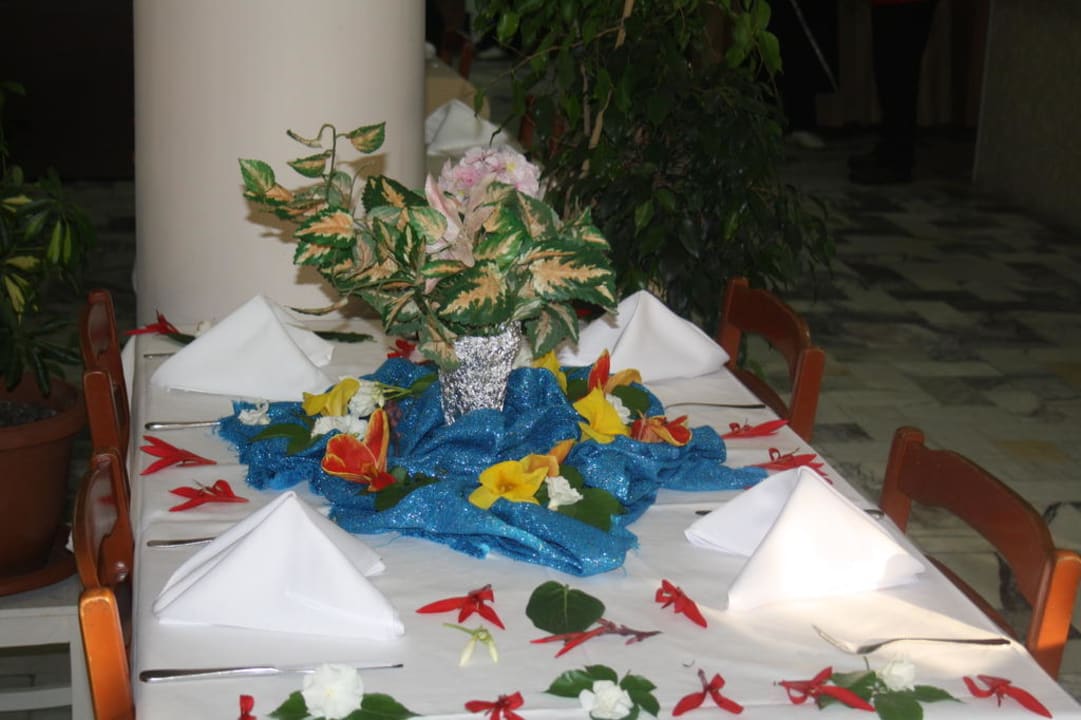 Geschmückter Tisch Club Sidelya Hotel