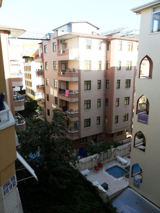 Widok z pokoju Hotel Aslan City Kleopatra