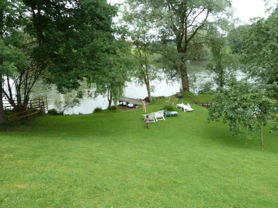 Kein Sandstrand, aber doch eine tolle Abkühlung Huberhof