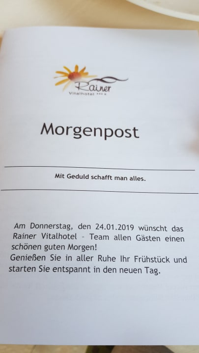 Gastro Vitalhotel Rainer