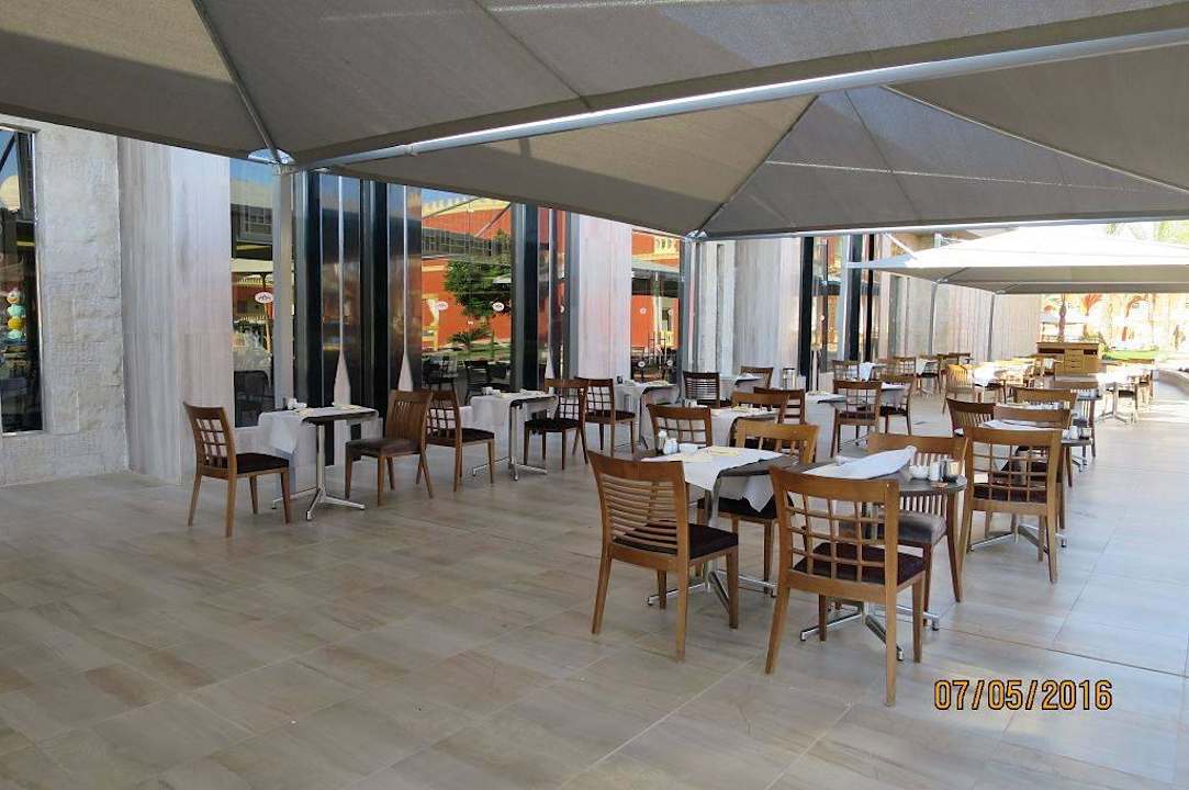Hauptrestaurant außen Pickalbatros Alf Leila Wa Leila Resort - Neverland Hurghada