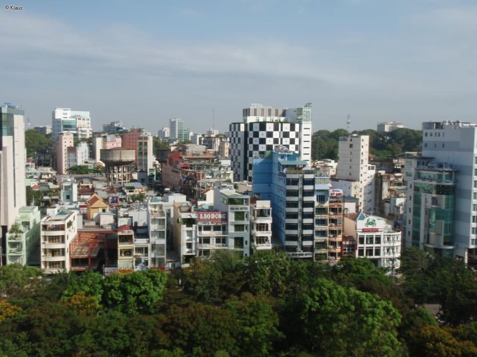 Ausblick von der Dachterrasse Hotel Elios