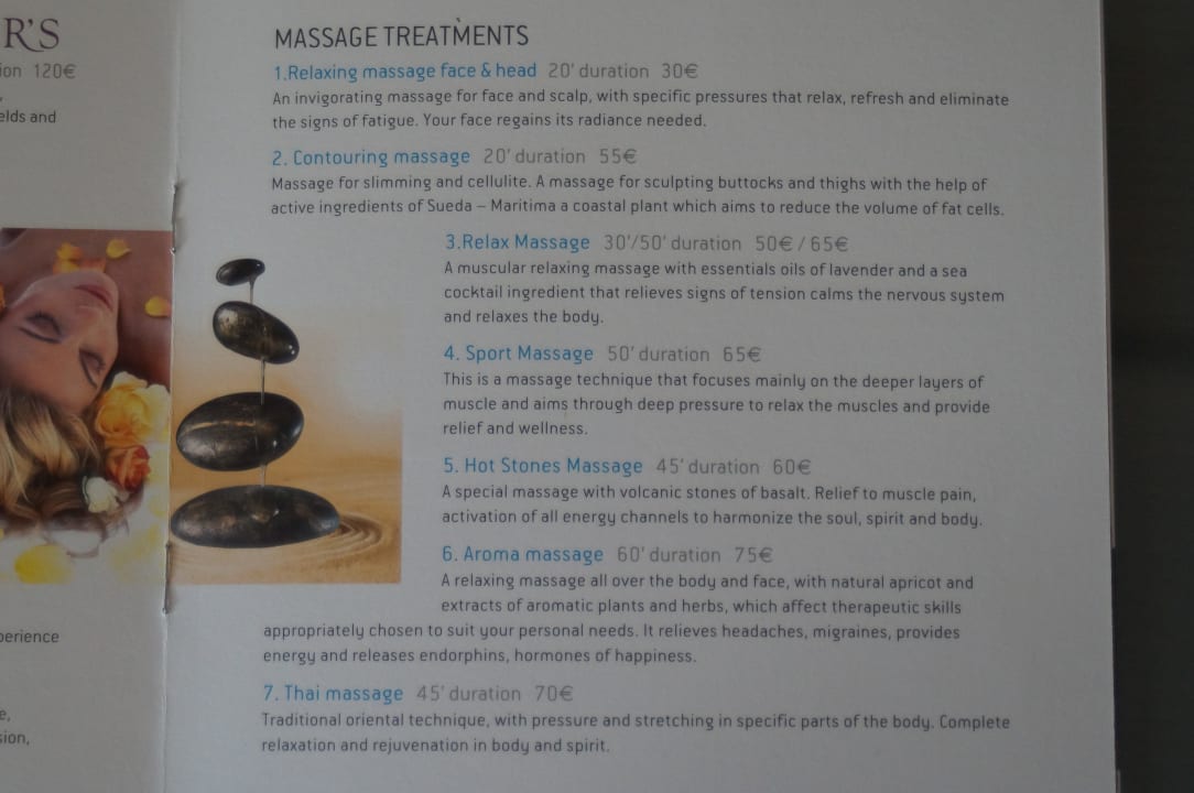 Spa-Preise TUI BLUE Oceanis Beach and Spa Resort