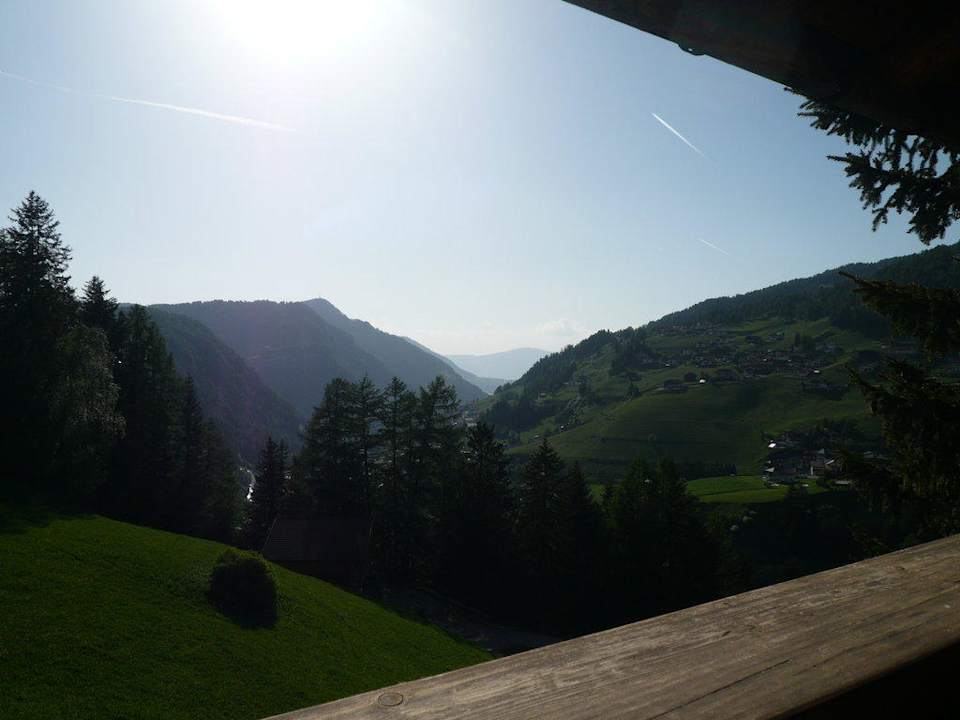 Abend auf dem Balkon Mountain Chalet Pra Ronch