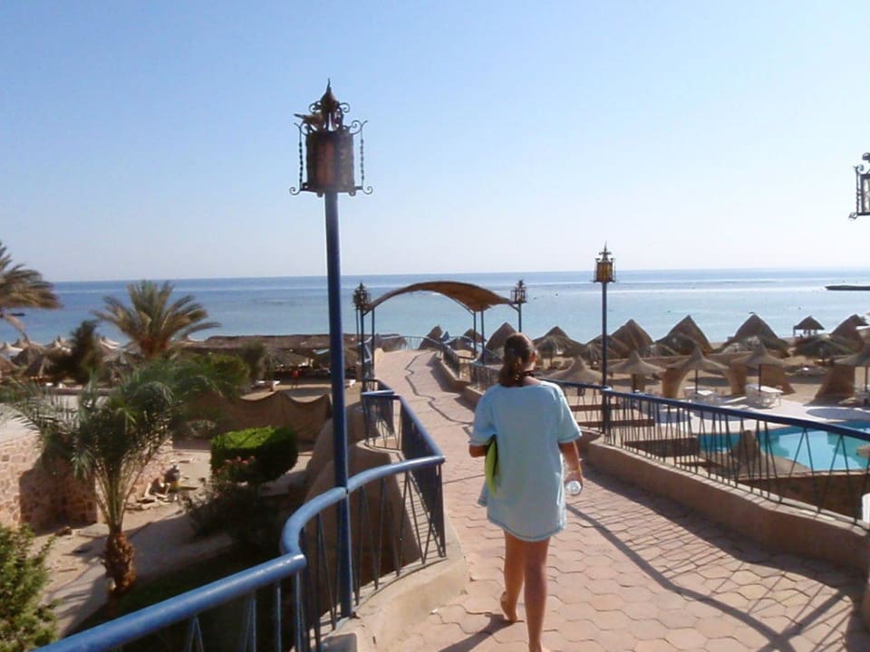 Der Weg zum Starnd Utopia Beach Club