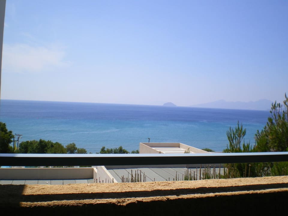 Blick vom Balkon Atlantica Mikri Poli Kos