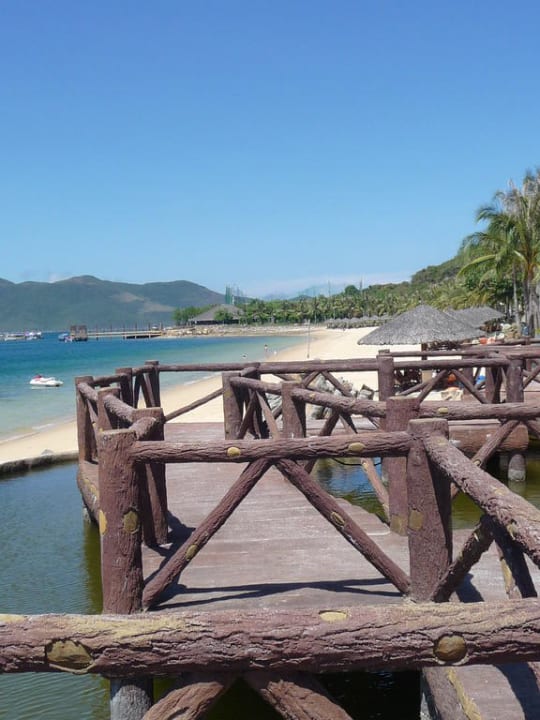 Blick auf den Actionteil des Beaches Hon Tam Resort - Eco Green Island