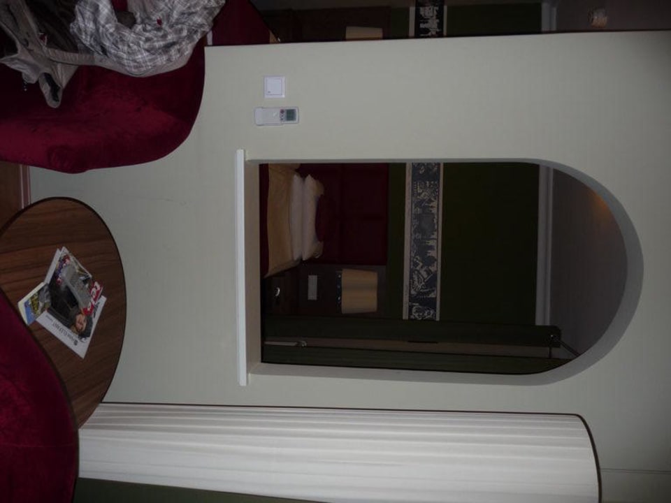 Blick vom Schreibtisch aus Hotel Elefant