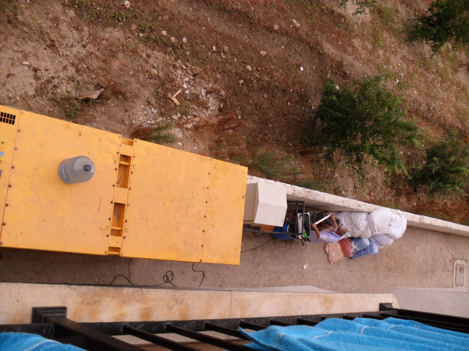 Ausblick vom Balkon Hotel Magic Sun