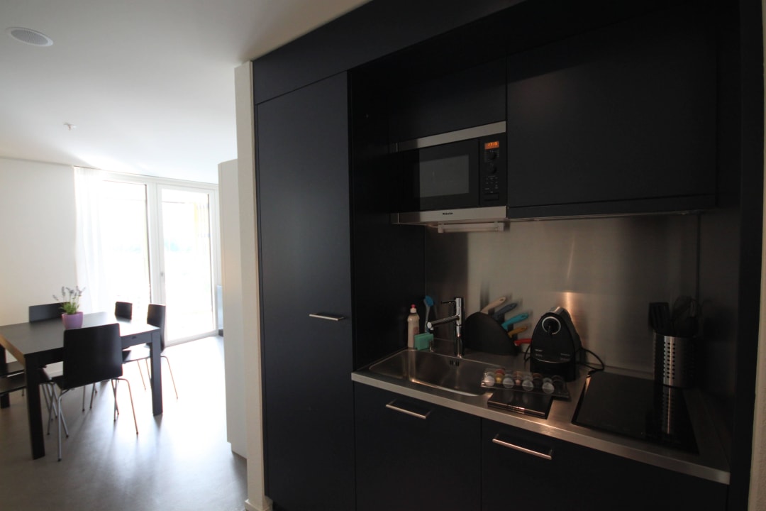 Kitchen HITrental Allmend Apartments