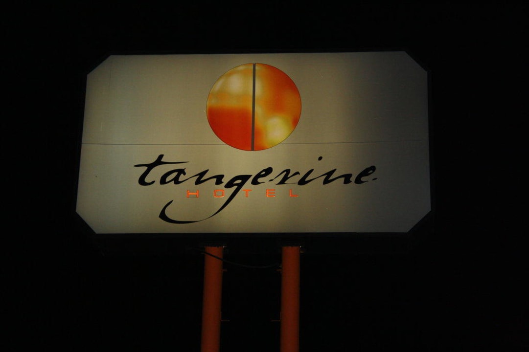Hotel Sign The Tangerine -  a Burbank Hotel
