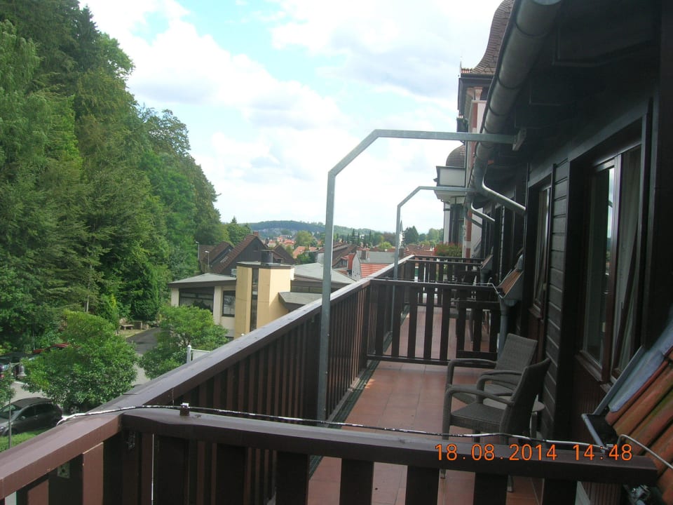 Blick vom Balkon Göbel's Vital Hotel Bad Sachsa