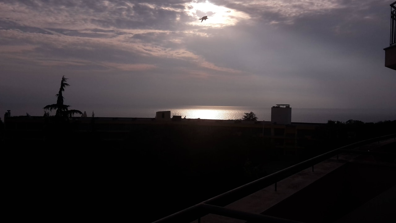 Ausblick Balkon Nachts Odessos Park Hotel