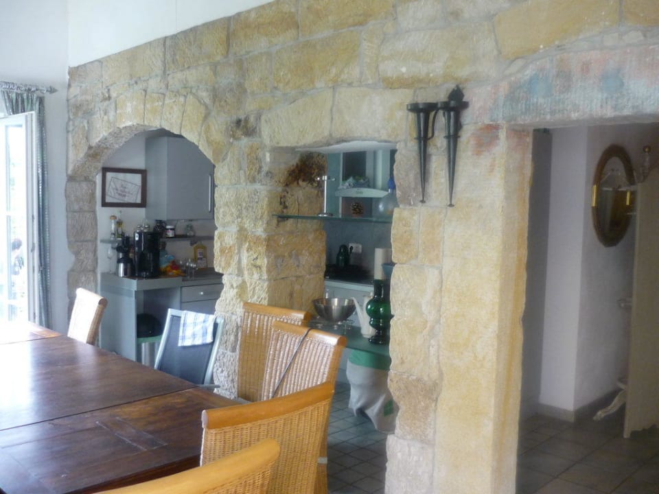 Esszimmer und Küche Appartement "Pfaffenstein" Apartments Brunnenhof