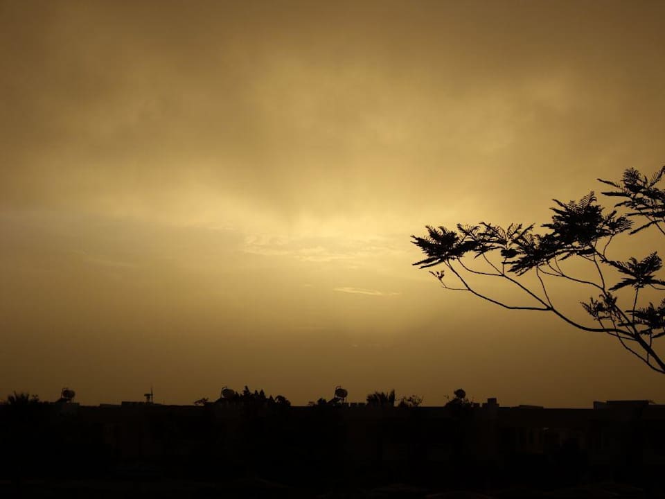 Abendhimmel über Calimera Golden Beach Resort