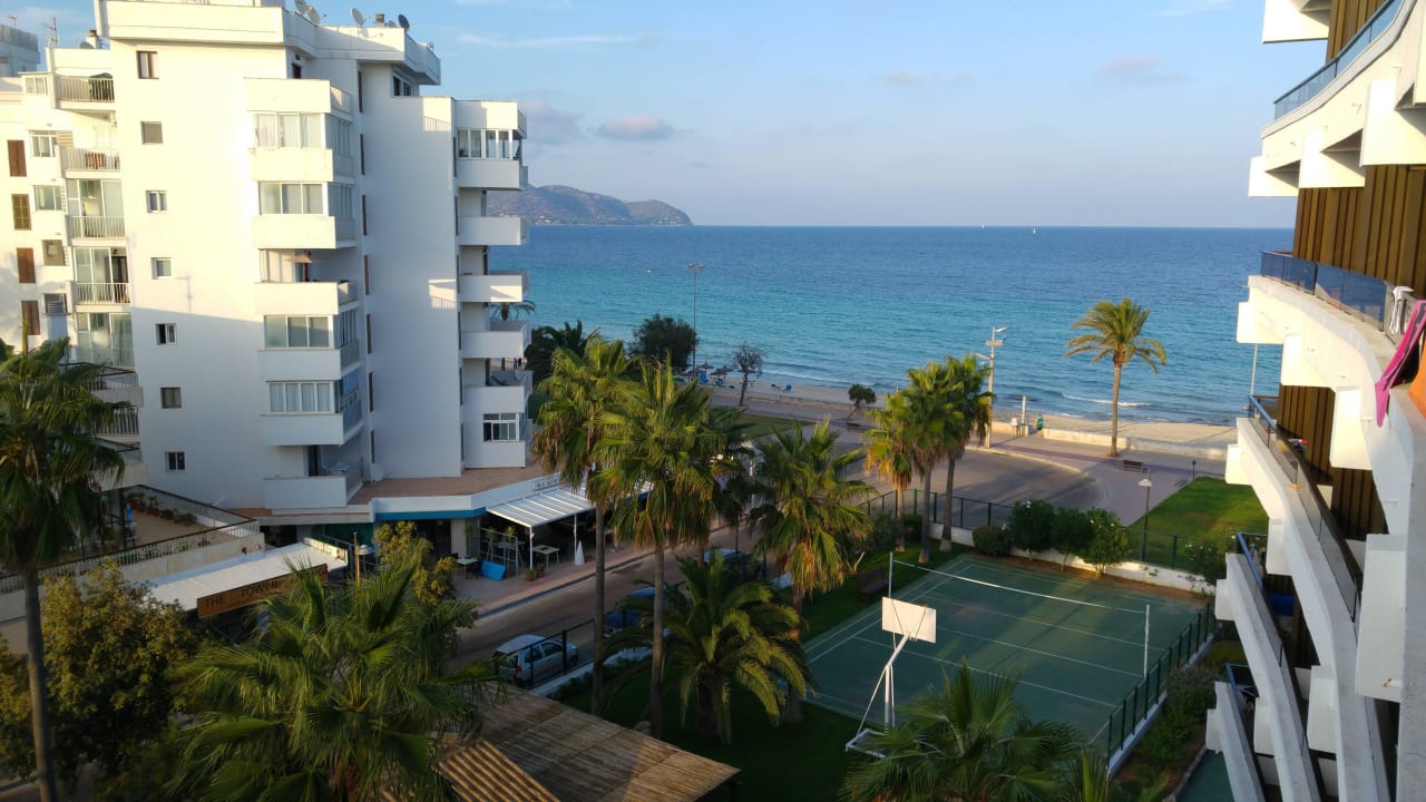 Ausblick vom Balkon Richtung Meer allsun Hotel Sumba