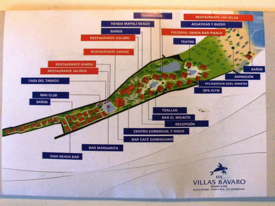 Orientierungsplan Villas Bavaro Resort & Spa