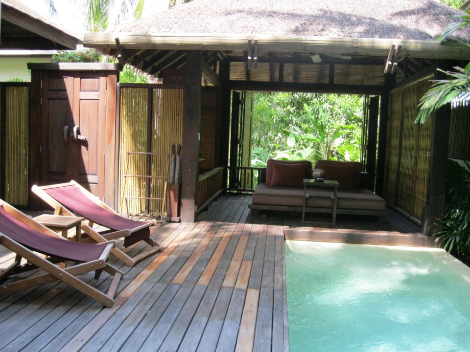 Unsere Terrasse - ein Traum Anantara Rasananda Koh Phangan -  Villas