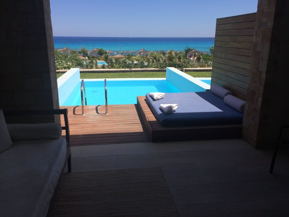 Juniorsuite Privatpool mit Seafront Aquagrand Artistic Luxury Beach Resort - Adults only