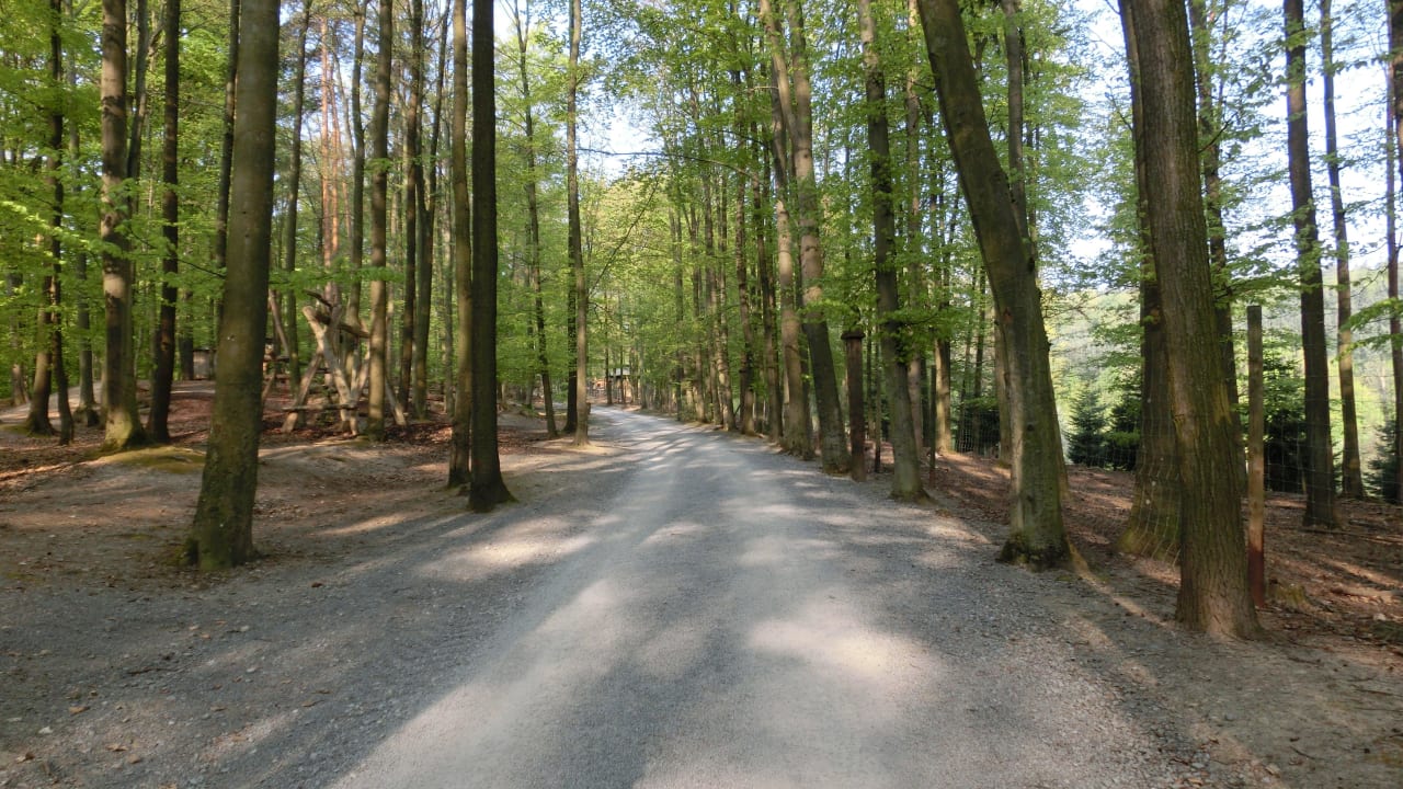 Der Weg zum Frühstück Natur-Resort Tripsdrill