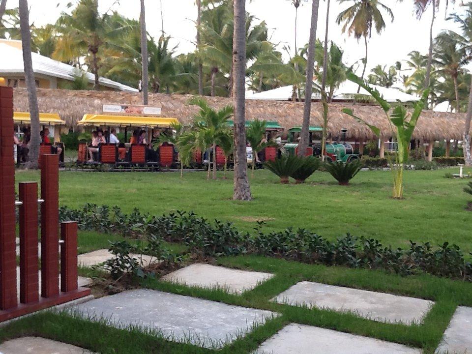 Ausblick von unserem Sitzplatz aus. Grand Palladium Select Bávaro Resort & Spa