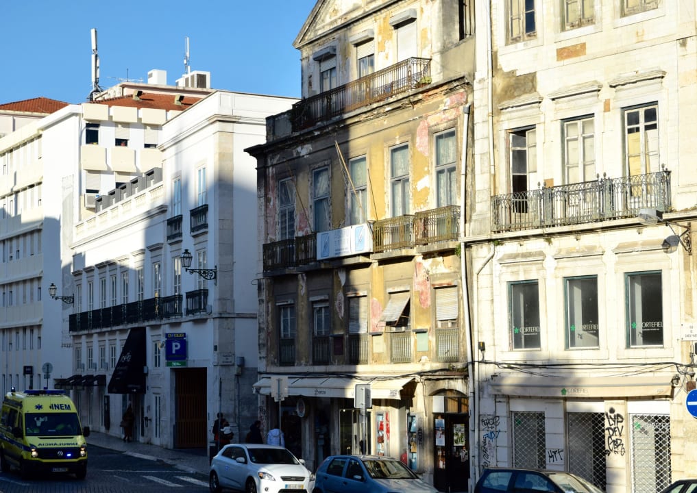 Blick auf Hotelzugang Inspira Liberdade Boutique Hotel