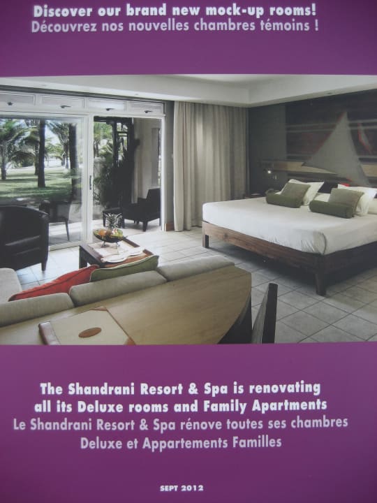 Die neuen Deluxezimmer ab September Shandrani Beachcomber Resort & Spa