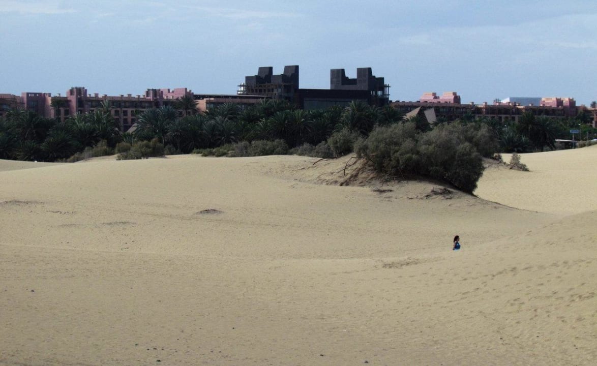 View from dunes Lopesan Baobab Resort