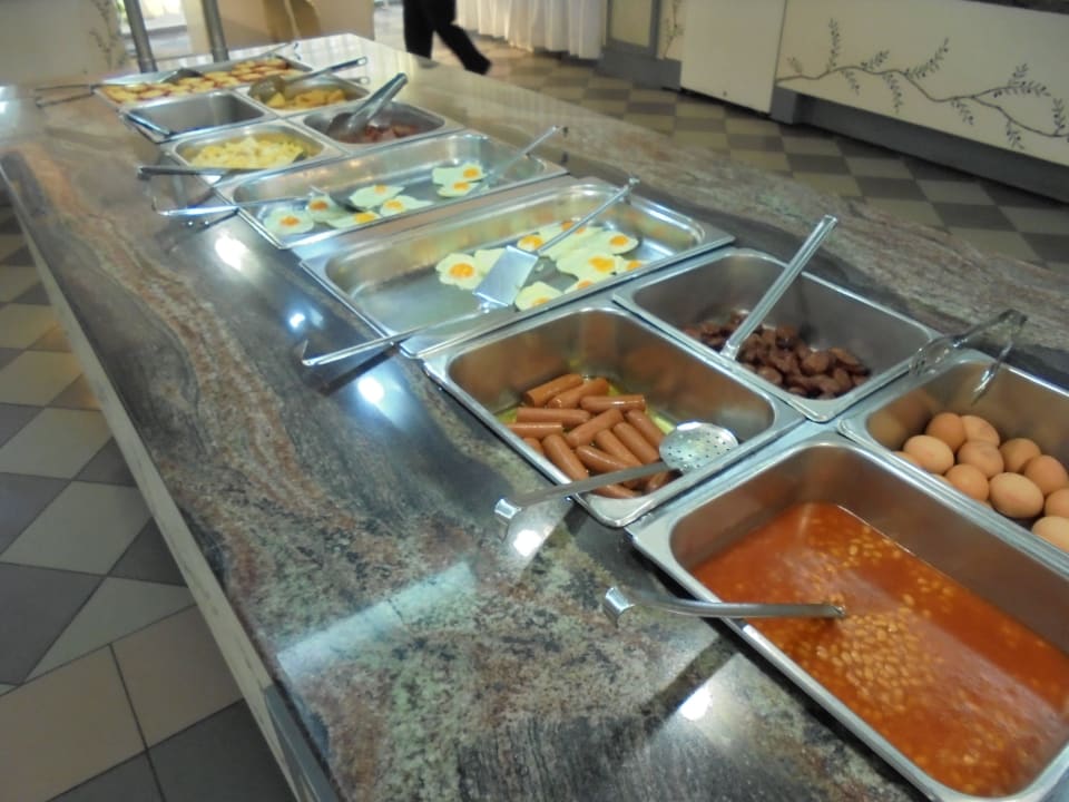 Teil des Warmes Frühstücksbuffets Mastichari Bay Hotel