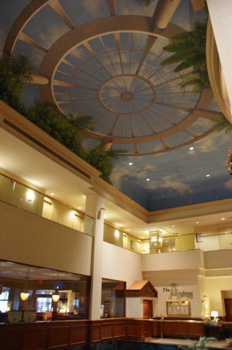 Lobby Hotel Marriott at the Brooklyn Bridge